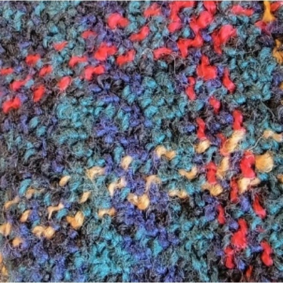 BOYNE VALLEY WEAVERS HANDMADE TARTAN PLAID WOOL FRINGED SHAWL CAPE Ireland Irish - Picture 3 of 16